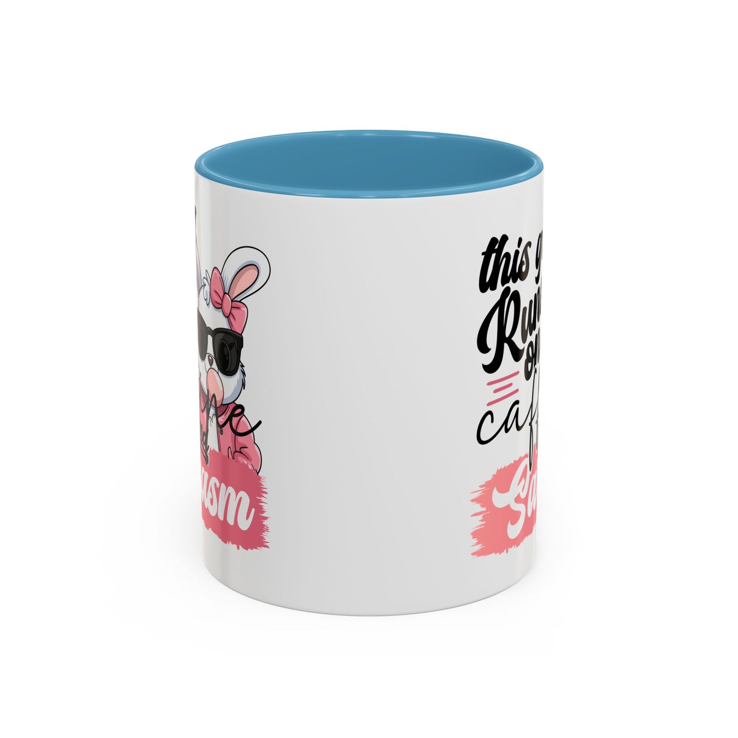 Humor Mug - This Girl Runs on Caffeine & Sarcasm