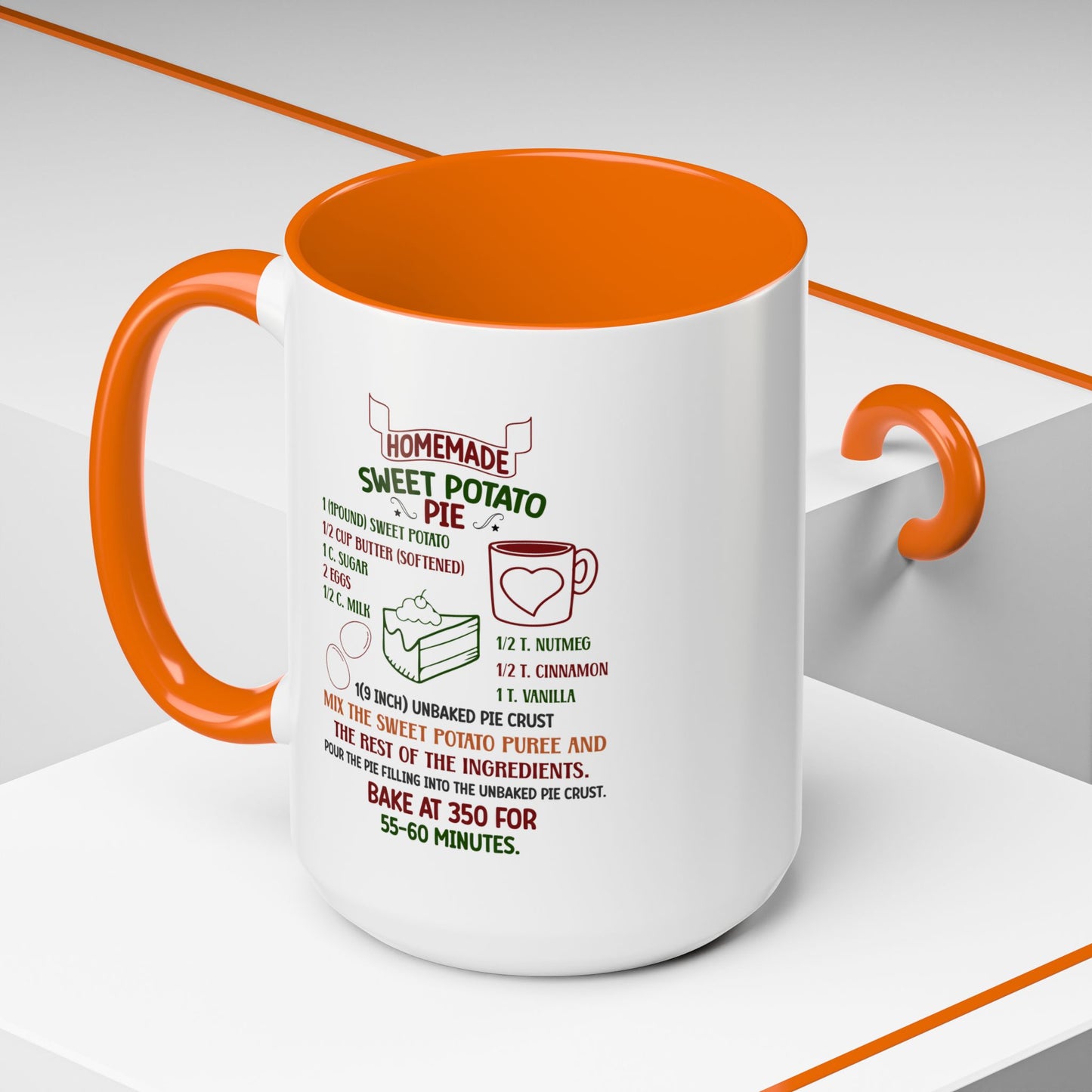 Christmas Mug - Homemade Sweet Potato Pie Recipe