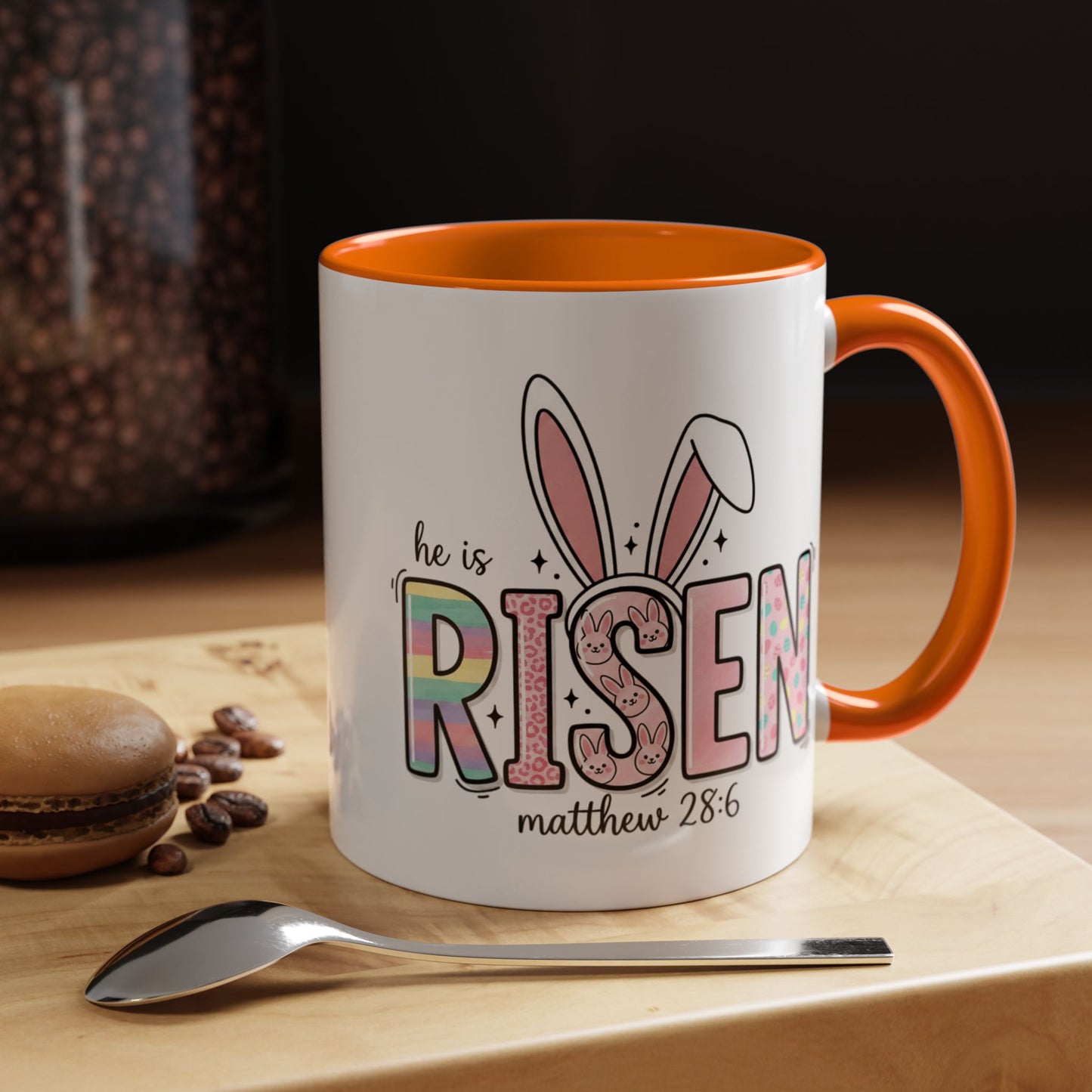 Easter Mug - He Is Risen Bunny