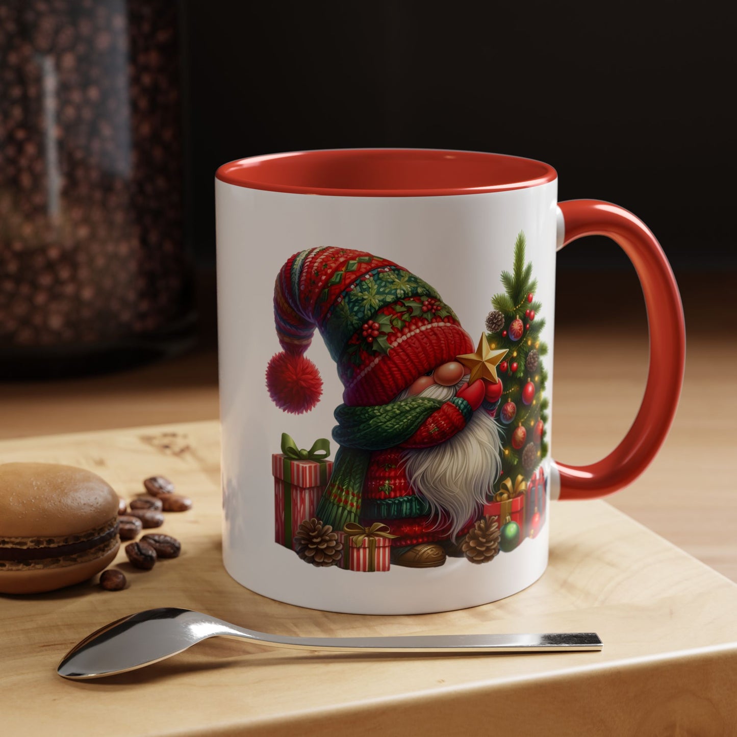 Christmas Mug - Gnome with Christmas Tree Star