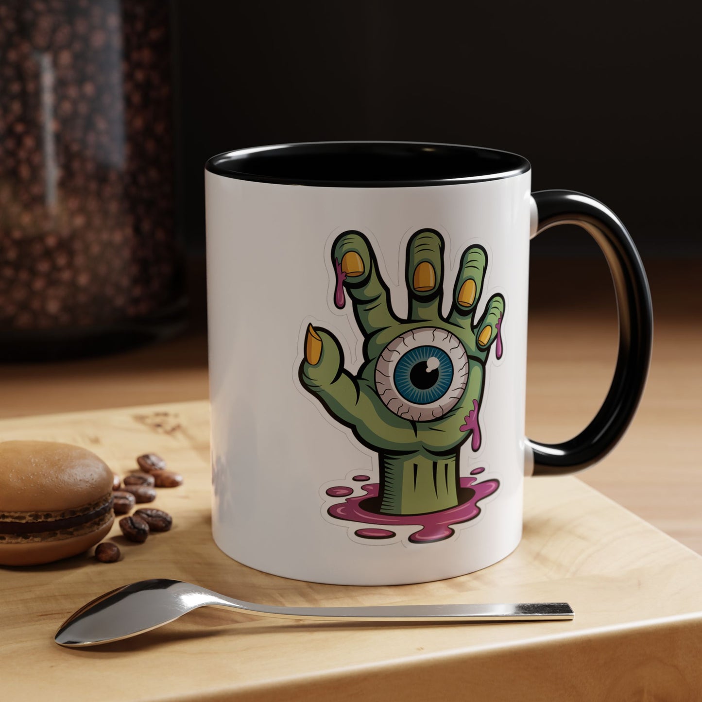 Halloween Mug - Eye Ball Hand