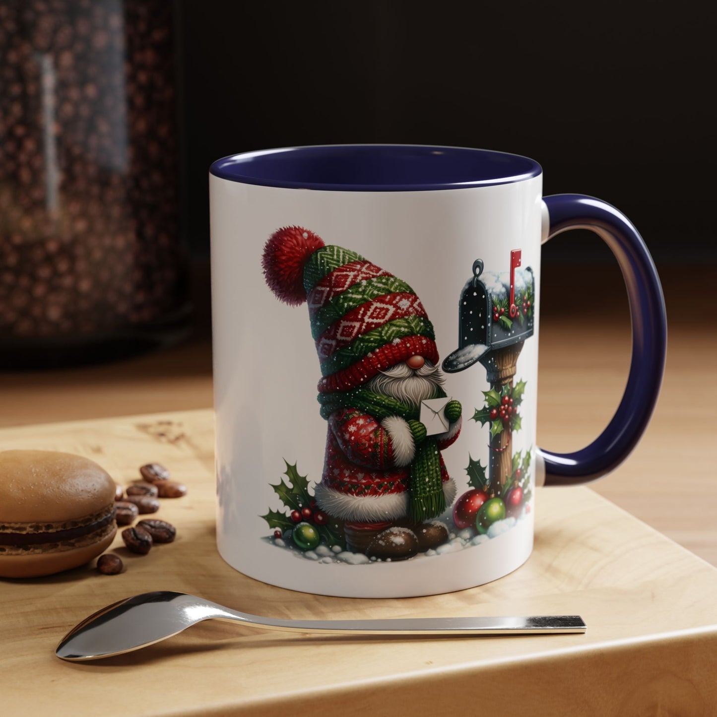 Christmas Mug - Gnome and Mail