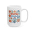 4th of July Mug - America Land of the Free Floral