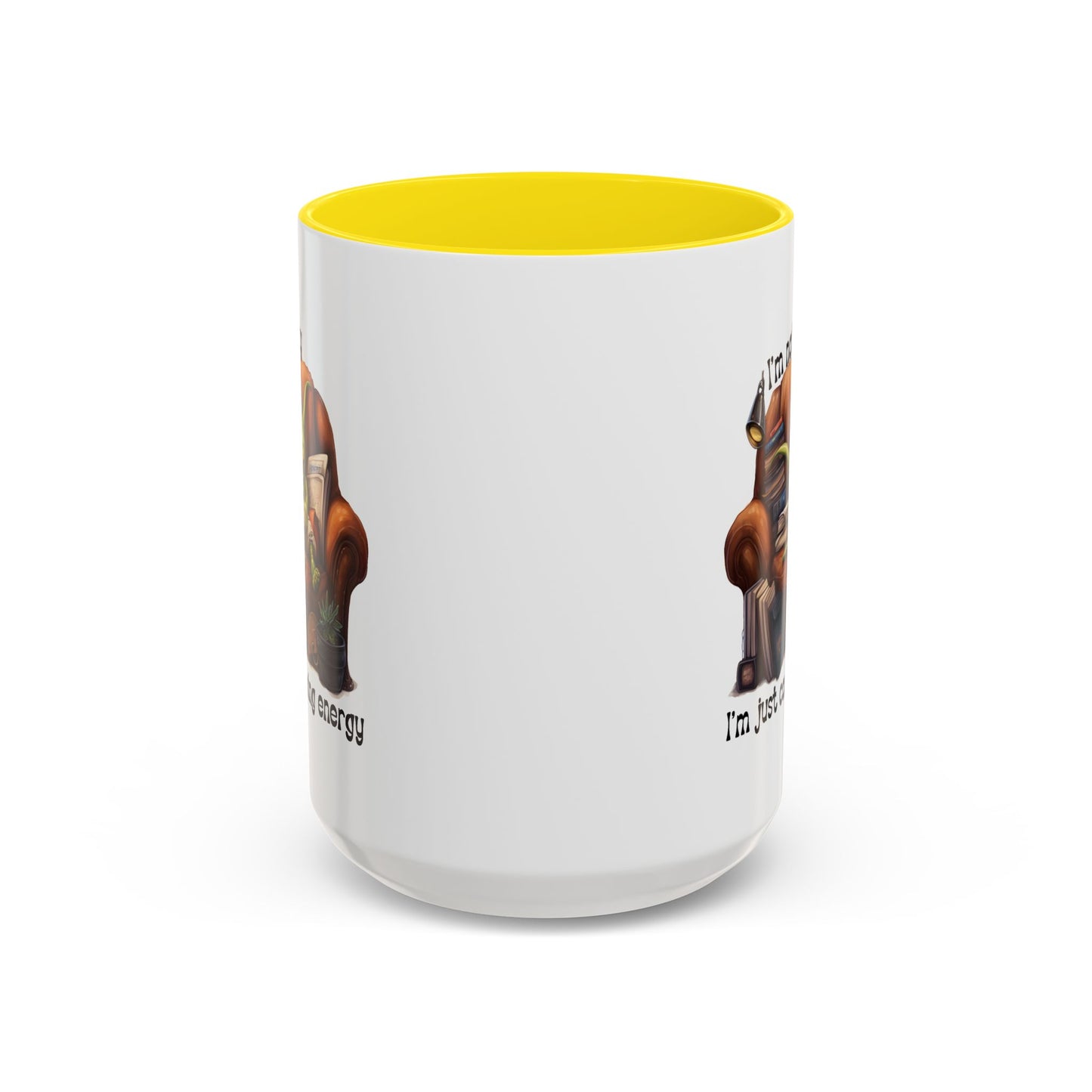 Humor mug - I'm Not Lazy I'm Just Conserving Energy Alien