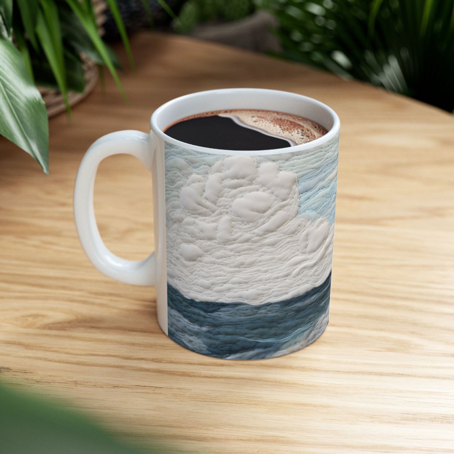 Artistic Mug - Felted Lighthouse 5