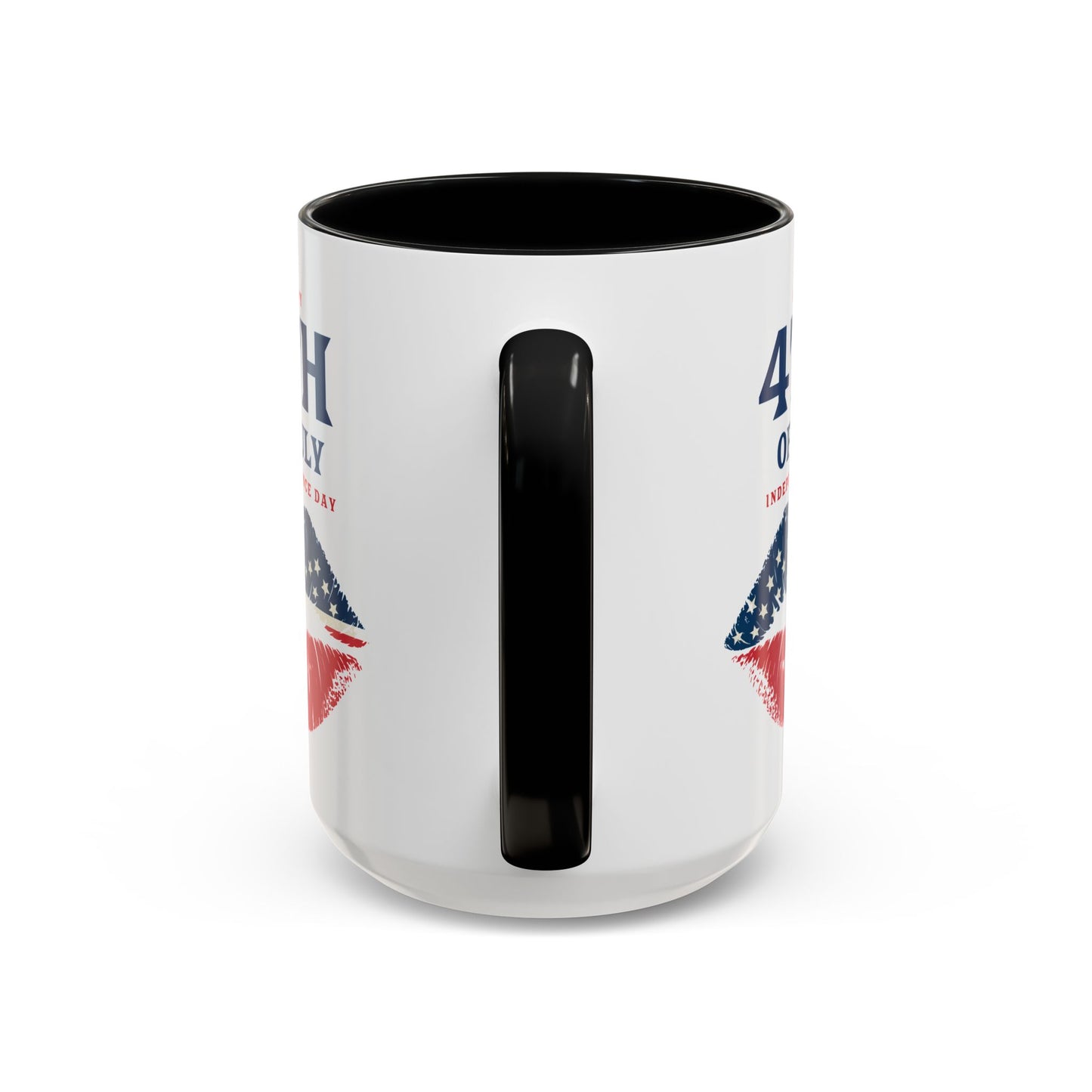 4th of July Mug - Happy 4th of July Flag Lips