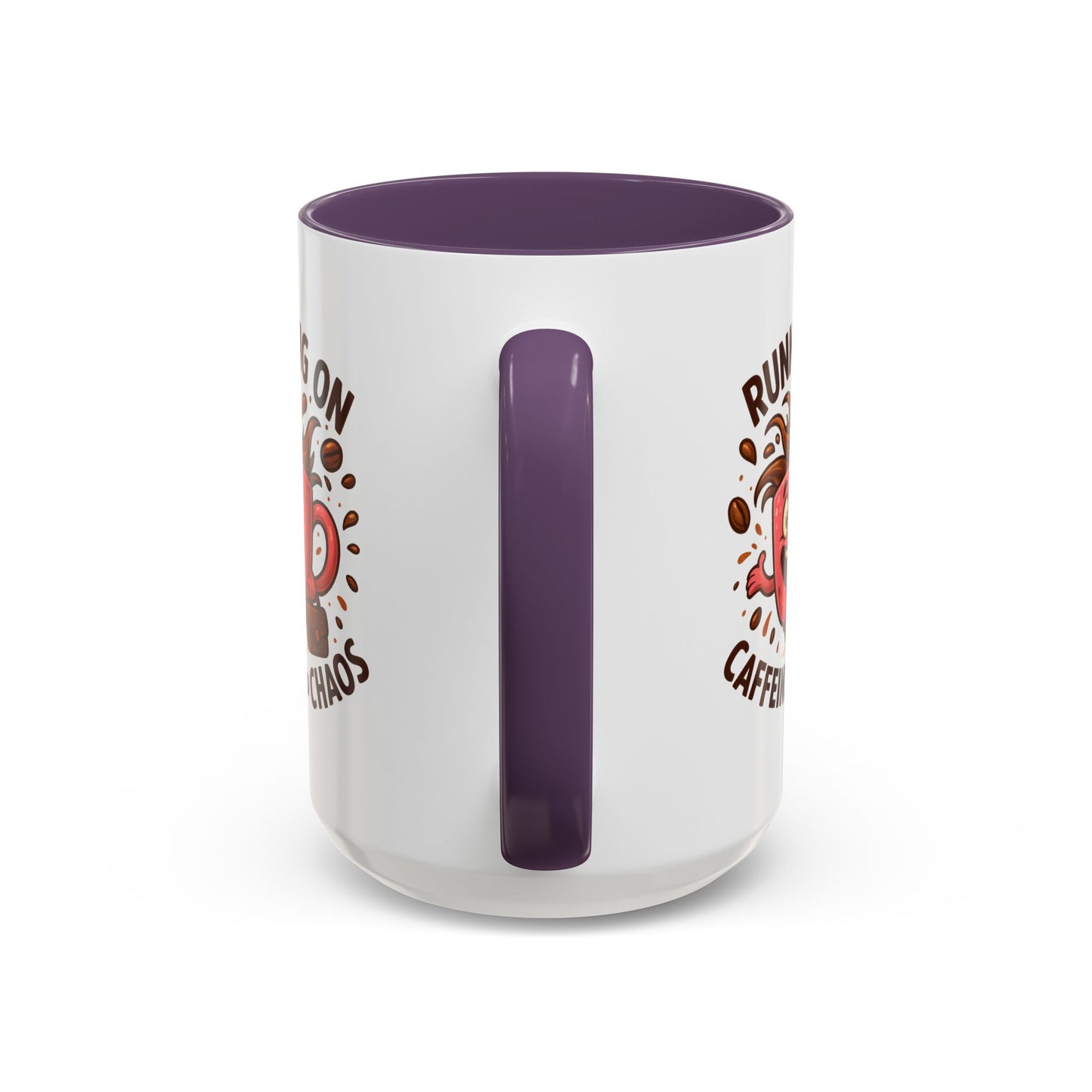 Humor Mug - Running On Caffeine and Chaos
