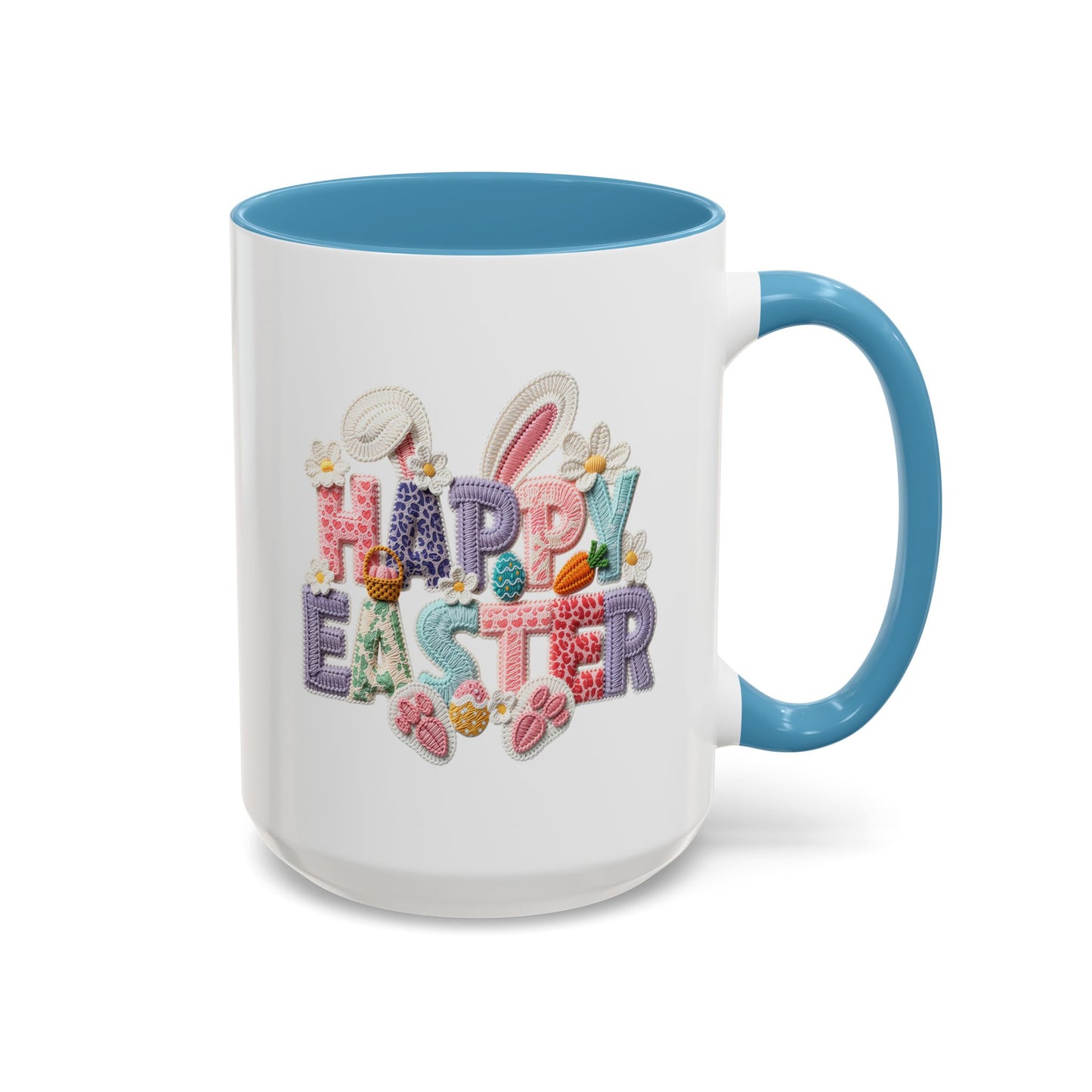 Easter Mug - Happy Easter Latch Yarn