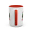 Christmas Mug - Merry Christmas Red & White Camper