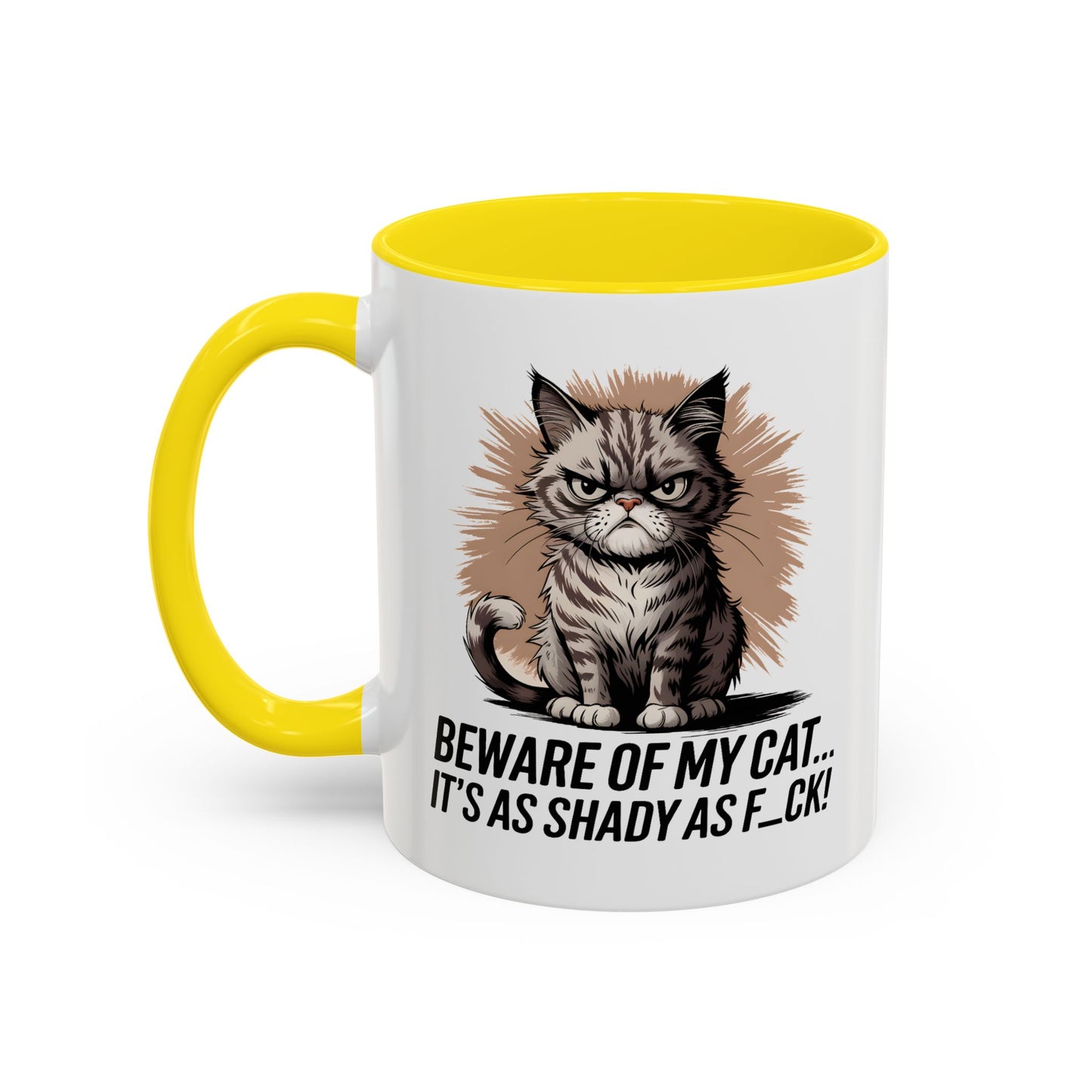 Humor Mug - Beware of My Cat