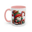 Christmas Mug - Gnome Candy Cane and Presents