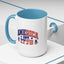 4th of July Mug - American Est 1776 Patriotic Flag