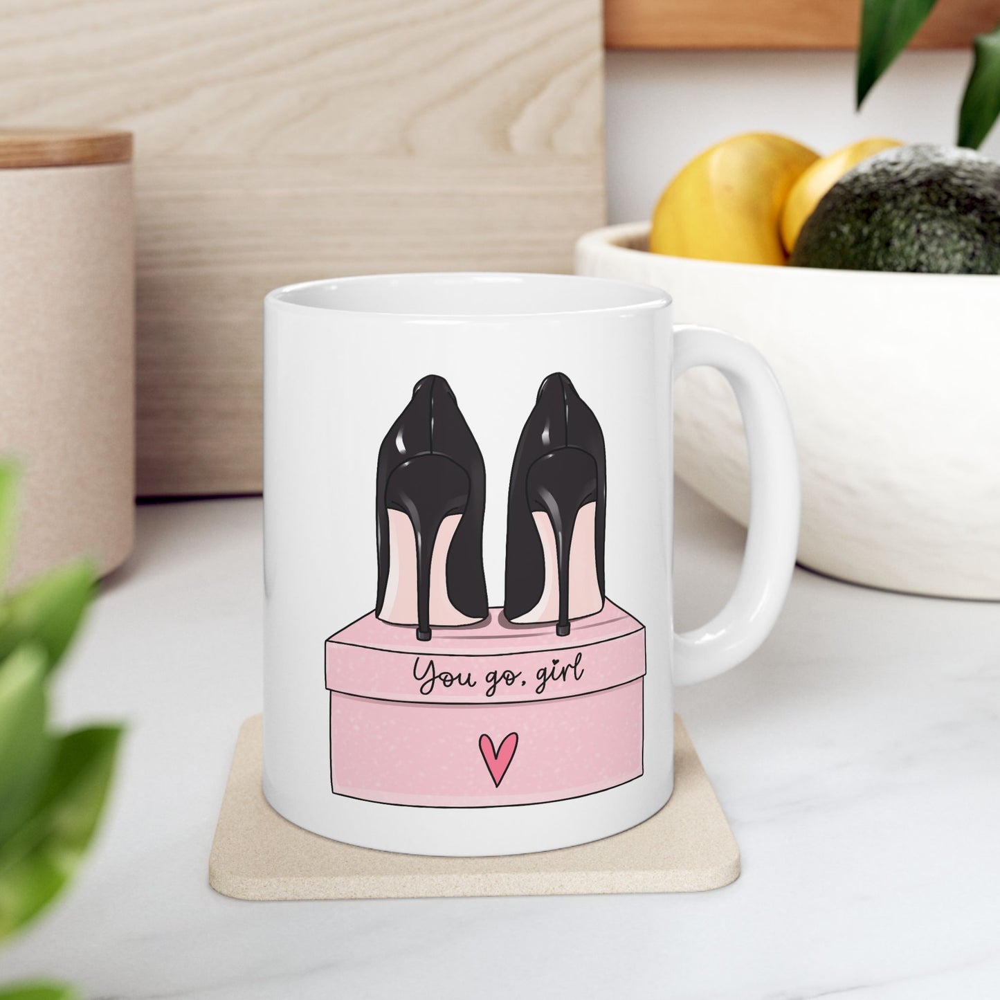 Motivation Mug - You Go Girl Shoes
