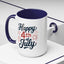 4th of July Mug - Happy 4th of July Fireworks
