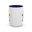 Christmas Mug - Gingerbread Man Green Bow