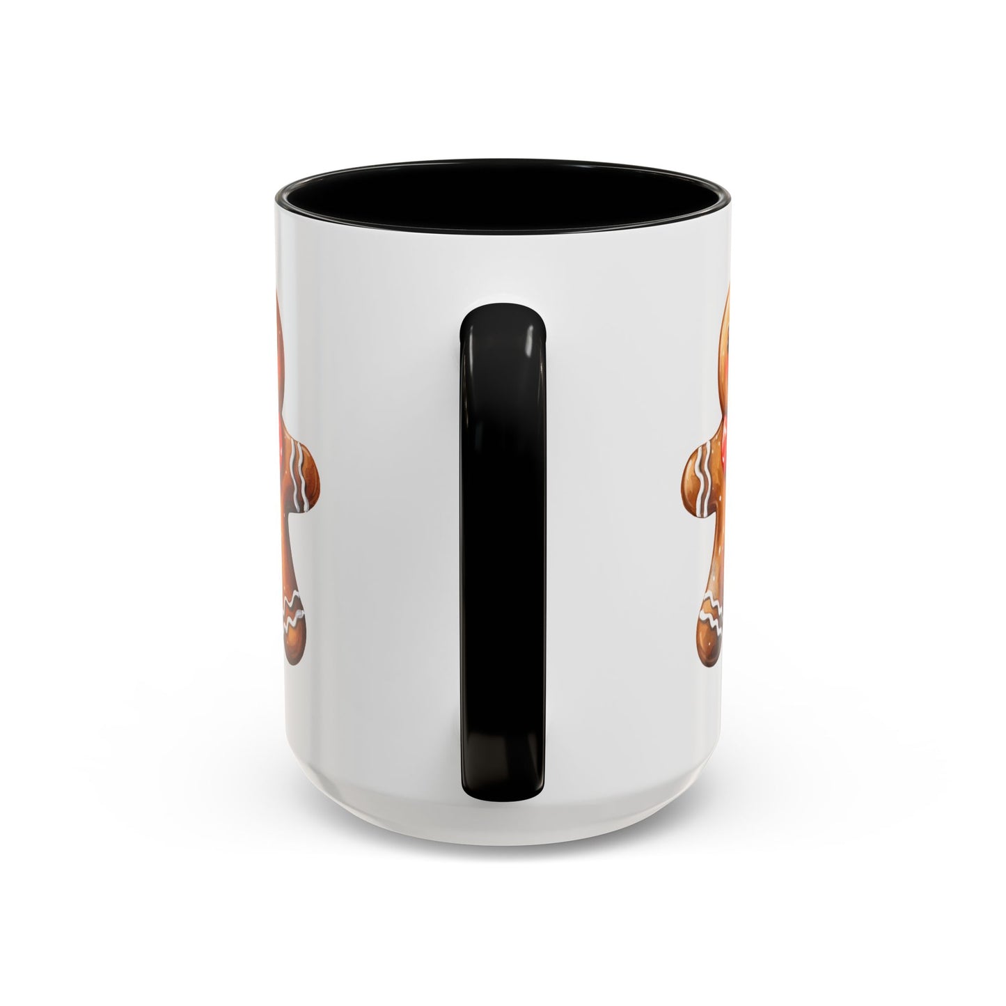 Christmas Mug - Gingerbread Man Red Bow