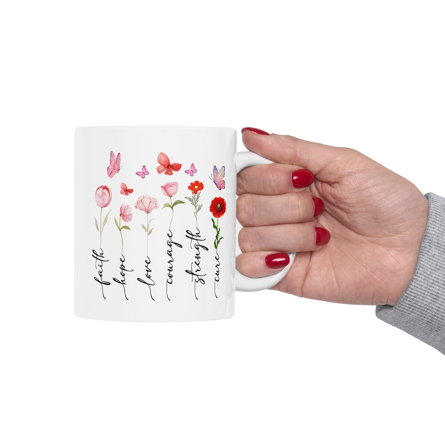 Religious Mug - Faith Hope Love