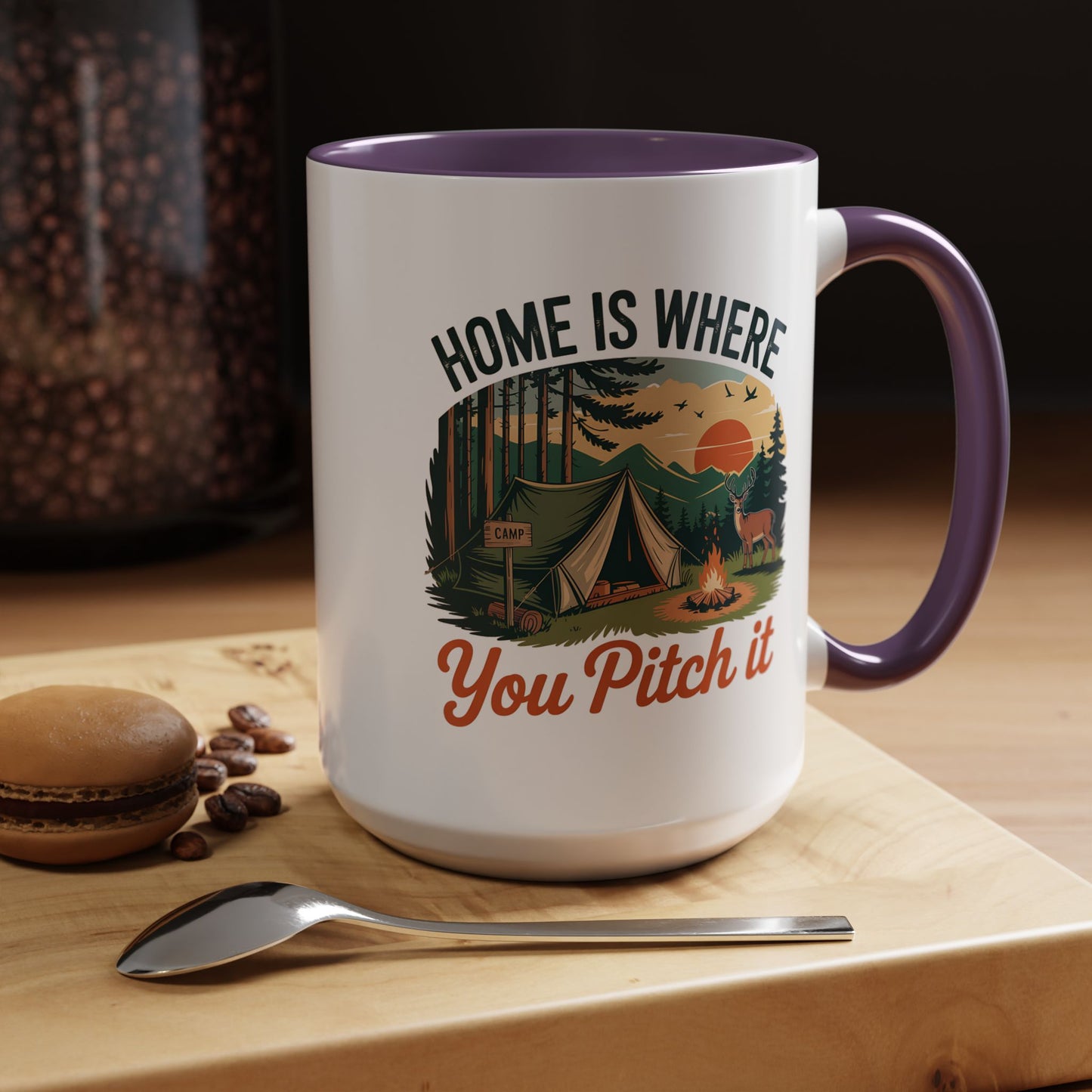 Adventure Mug - Home Is Where You Pitch It
