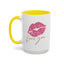 Valentine's Day Mug - Love You Lips Kiss
