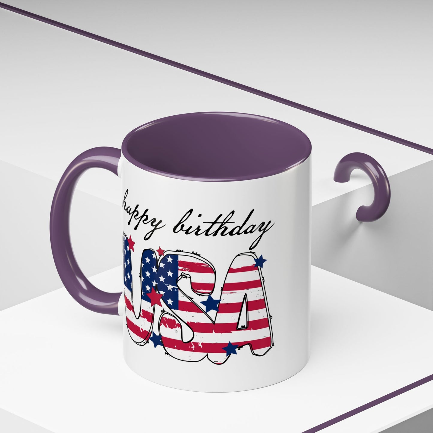 4th of July Mug - Happy Birthday USA