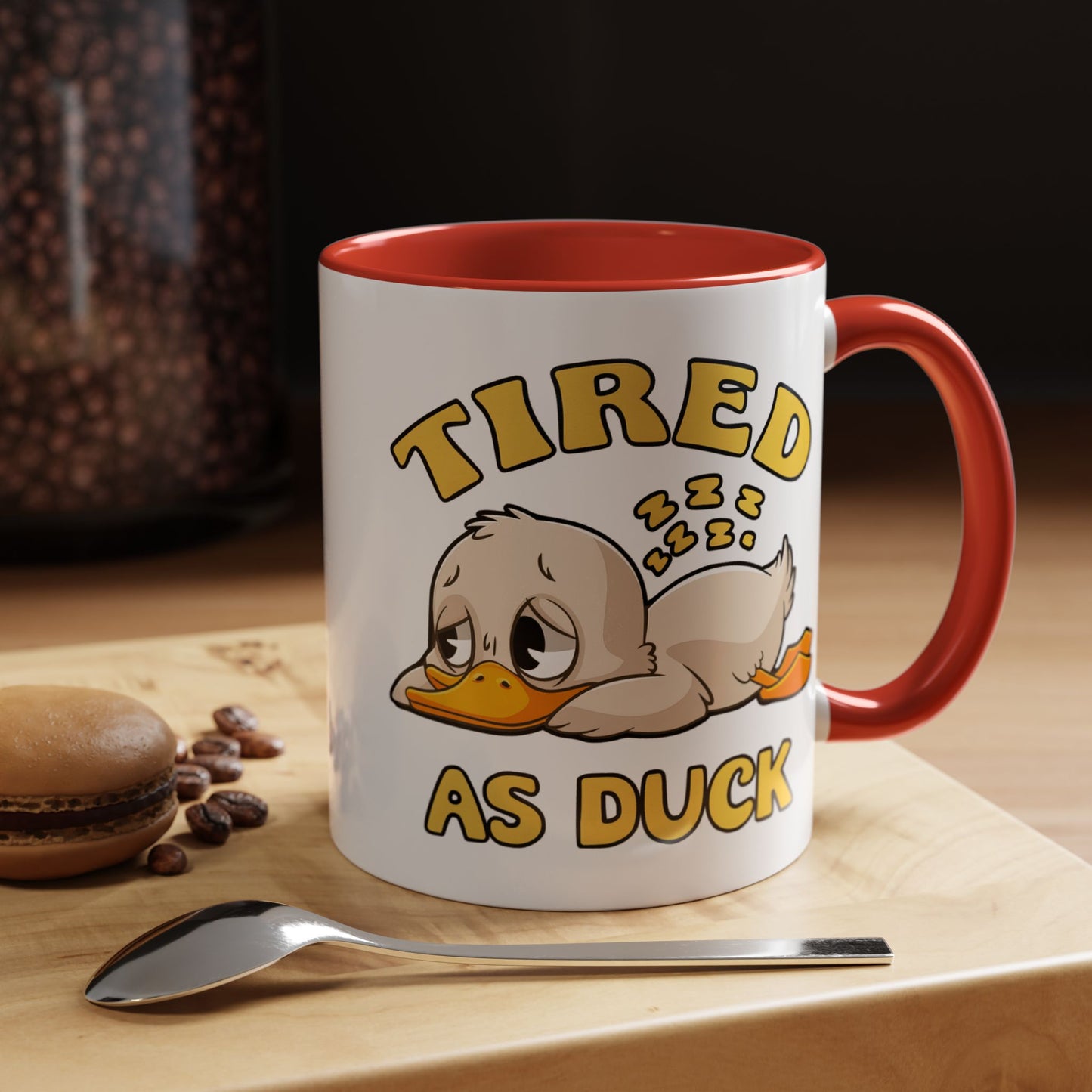Humor Mug - Tired As Duck
