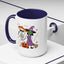 Halloween Mug - Skeleton & Witch
