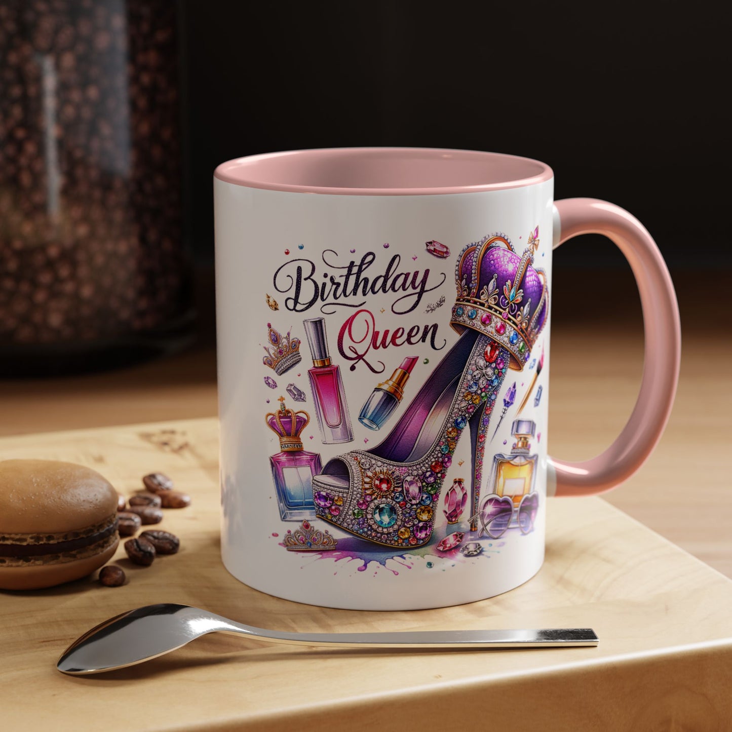 Birthday Mug - Birthday Queen Glitter