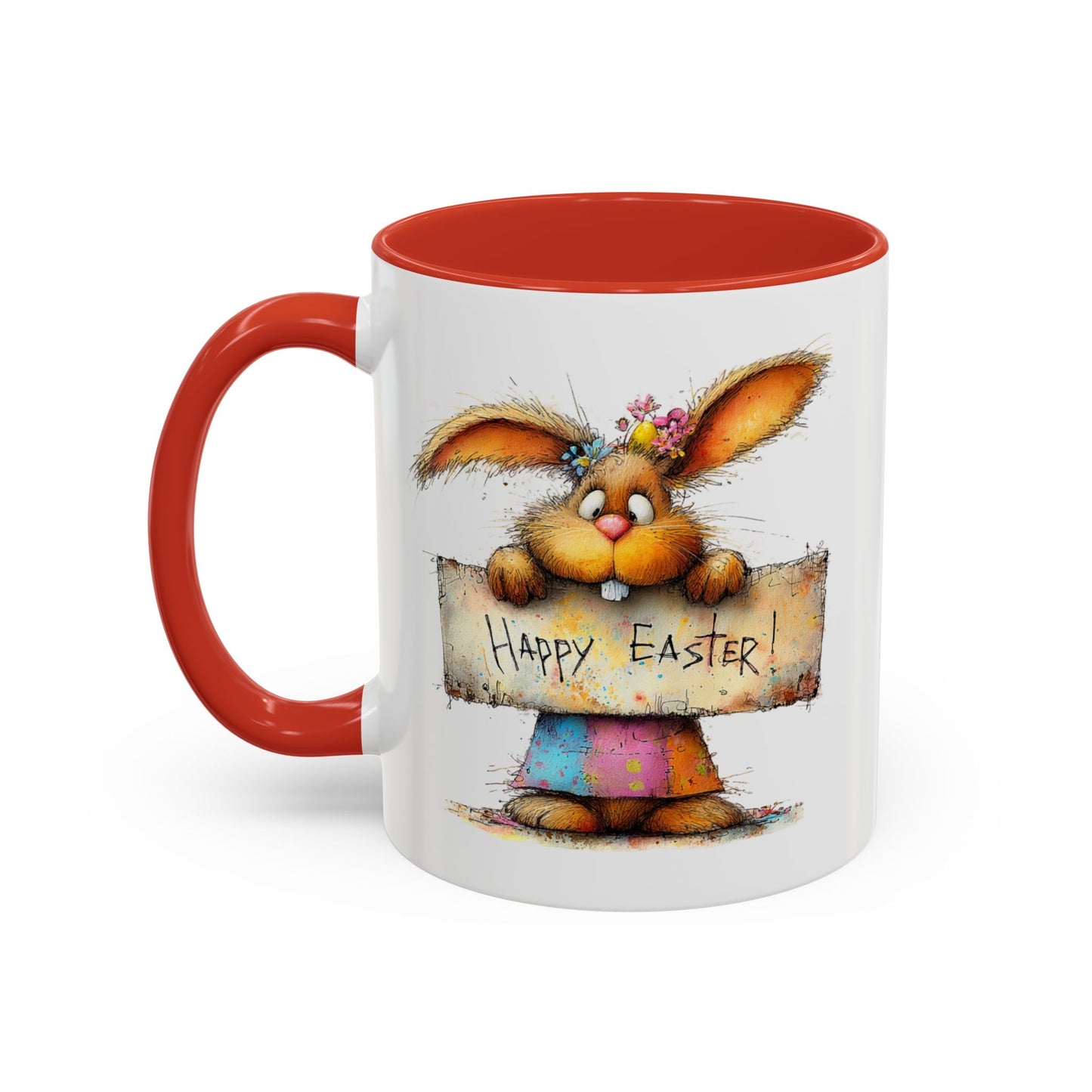 Easter Mug - Happy Easter Bunny Sign