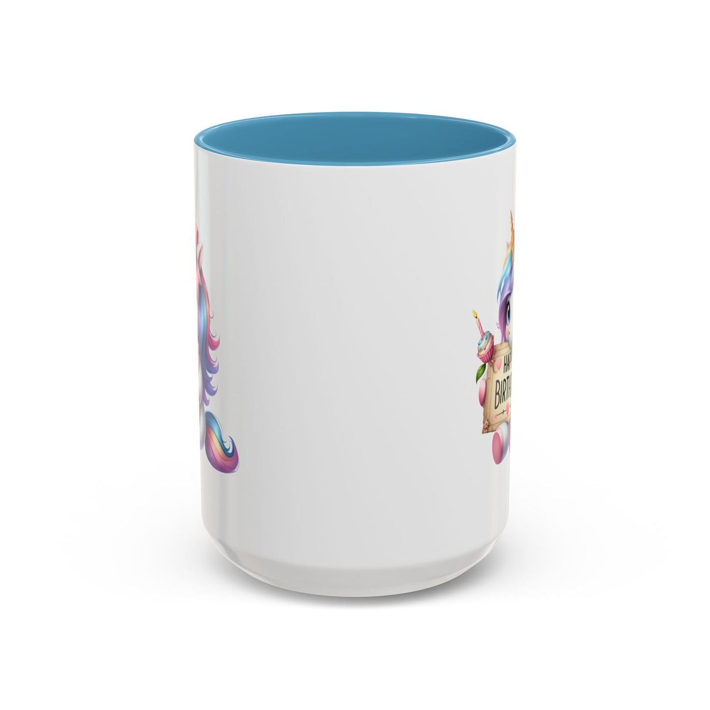 Birthday Mug - Girl Unicorn Happy Birthday Sign