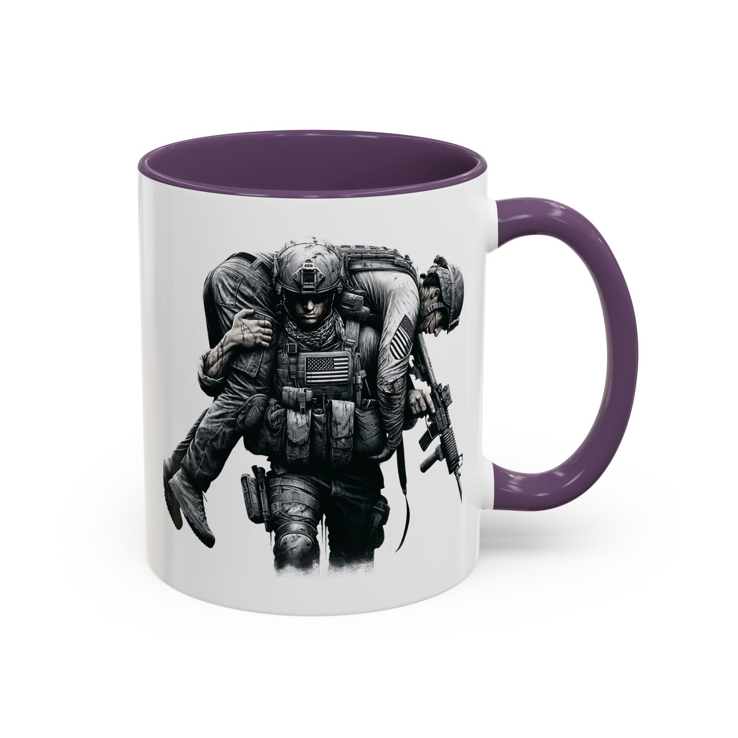 4th of July Mug - American Combat Soldiers