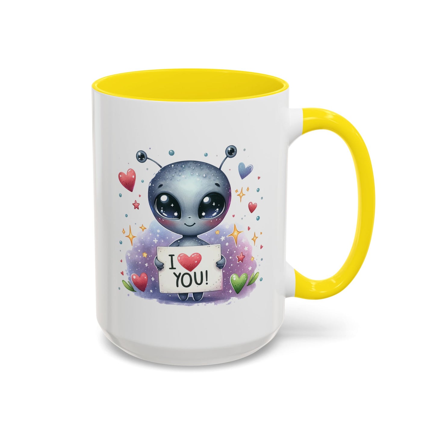 Valentine's Day Mug - I Love You Alien