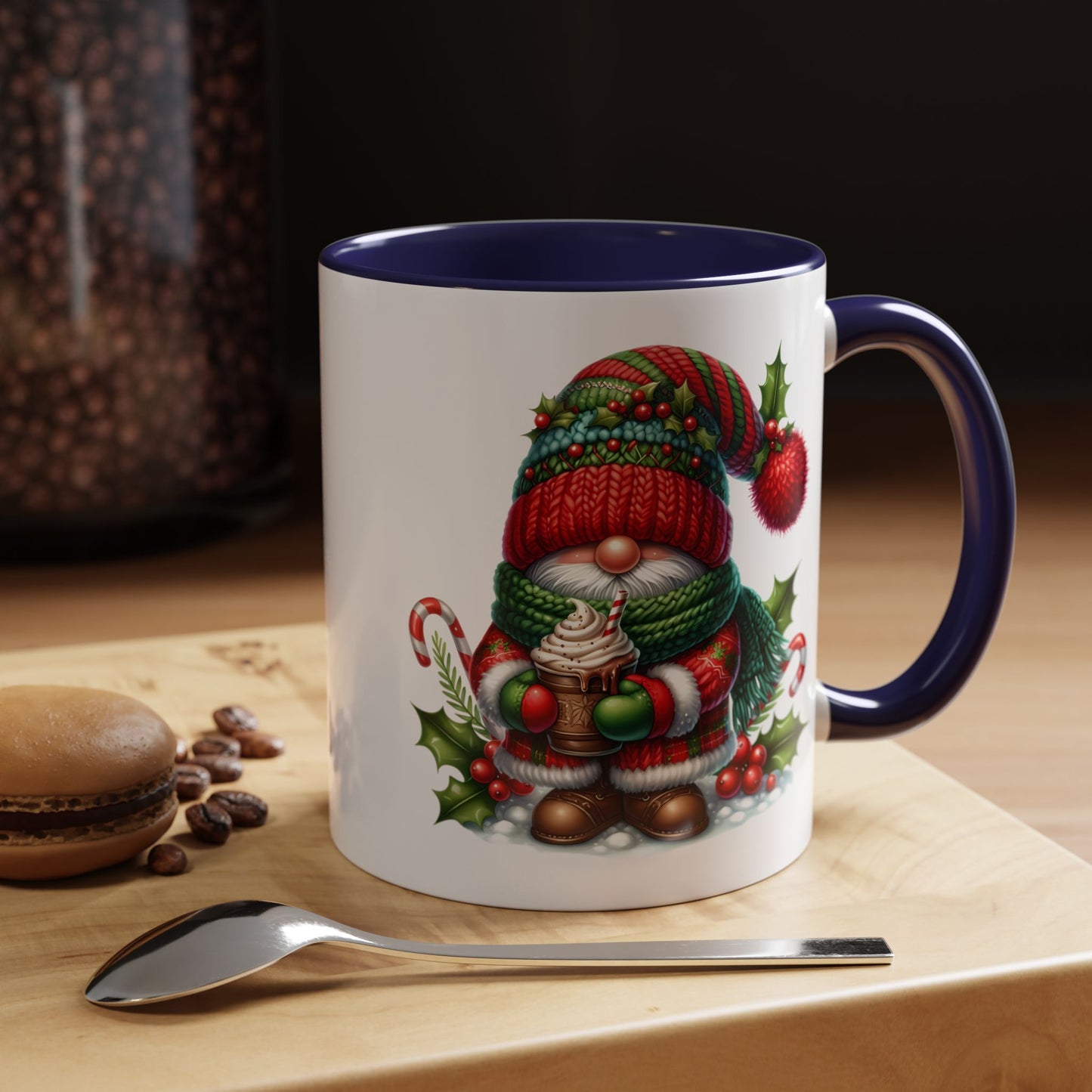 Christmas Mug - Gnome and Hot Chocolate