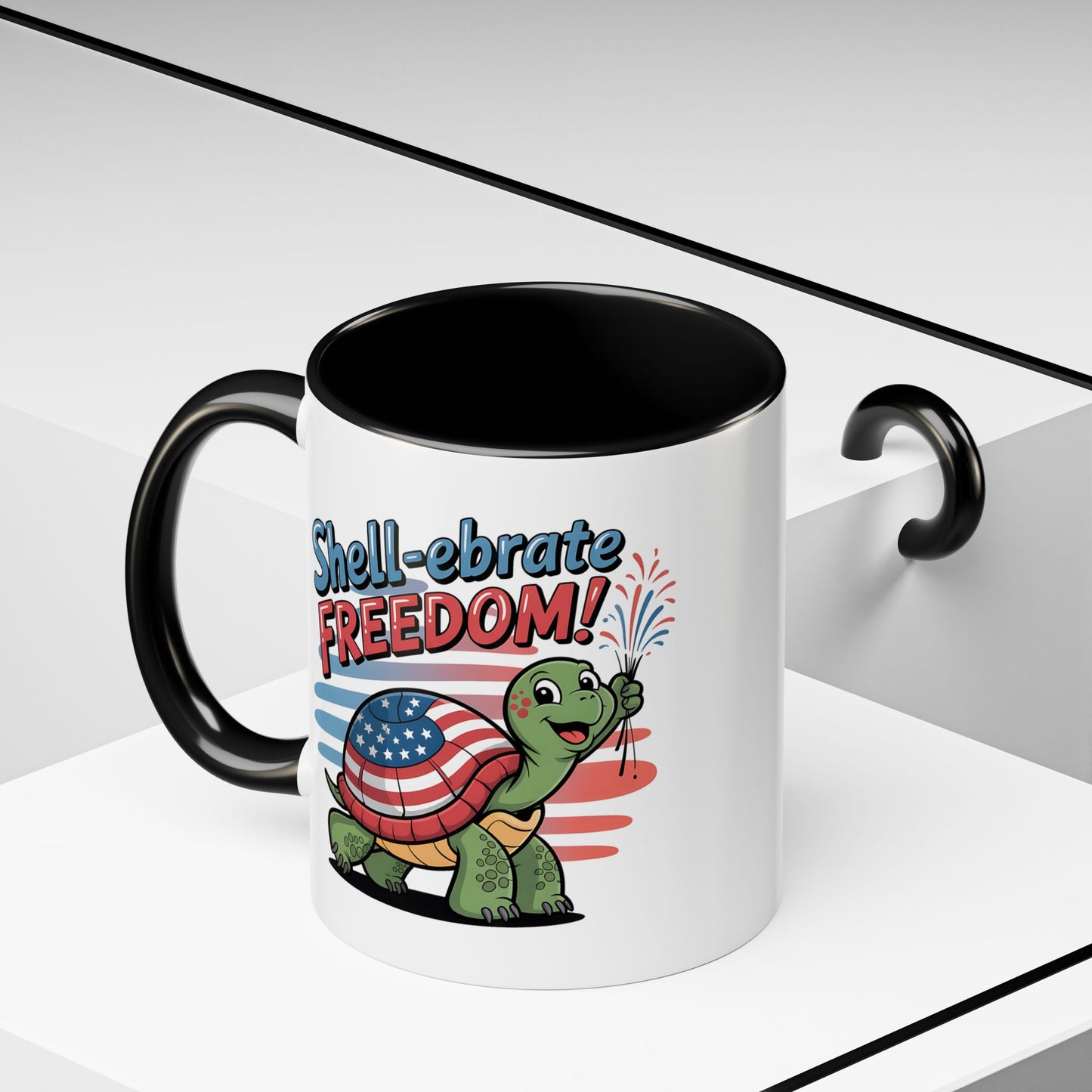4th of July Mug - Shell-ebrate Freedom