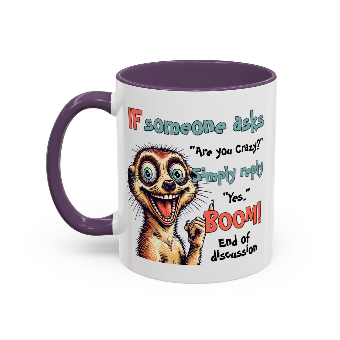 Humor Mug - If Someone Asks Are You Crazy