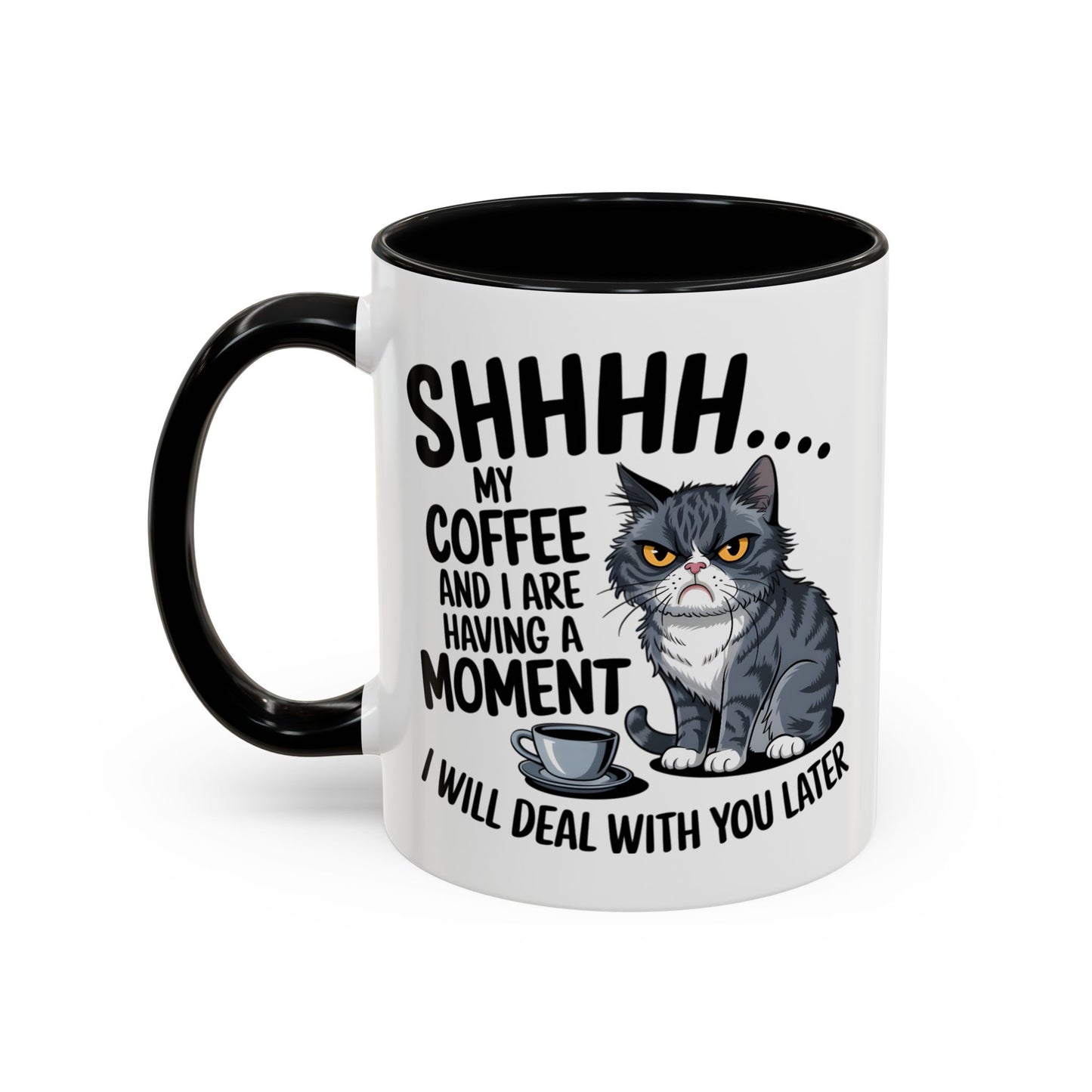 Animal Mug - Shhhh My Coffee and I