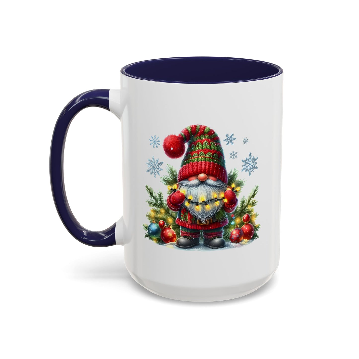 Christmas Mug - Gnome with Christmas Lights