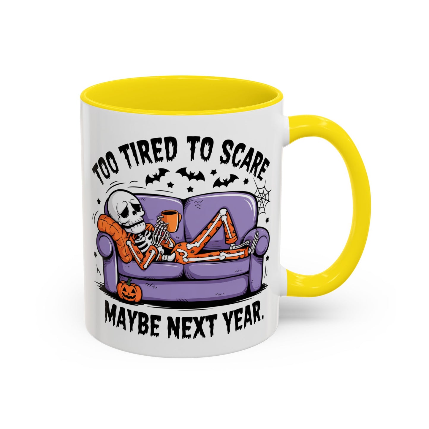 Halloween Mug - Too Tired To Scare