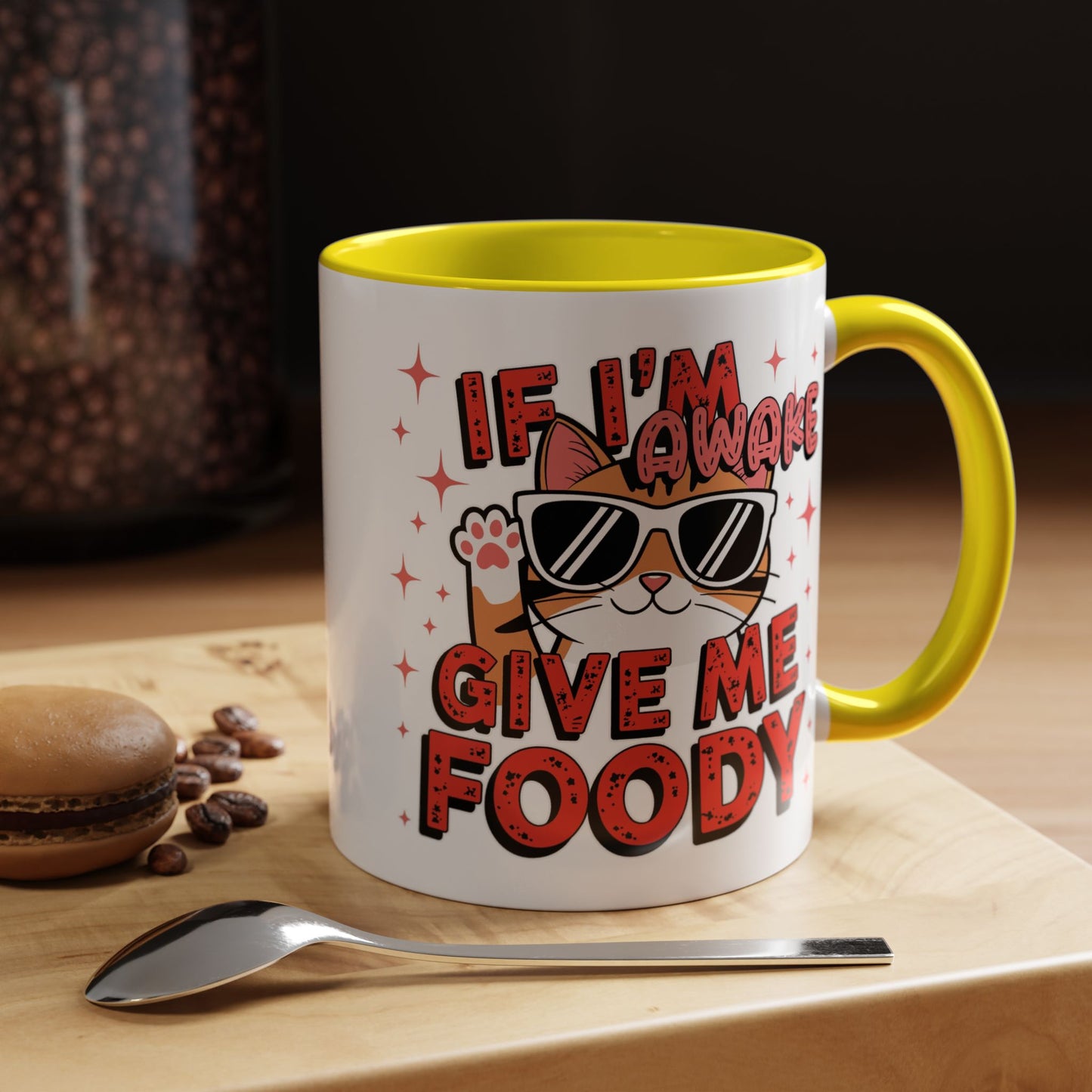 Animal Mug - If I'm Awake Give Me Foody