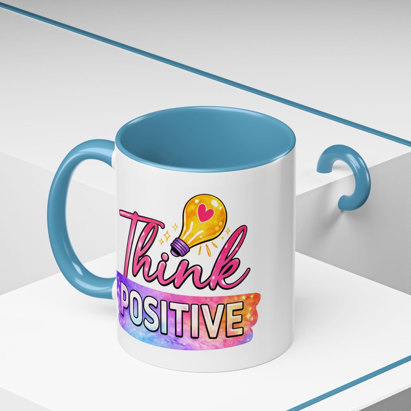Wellness Mug - Think Positive Lightbulb