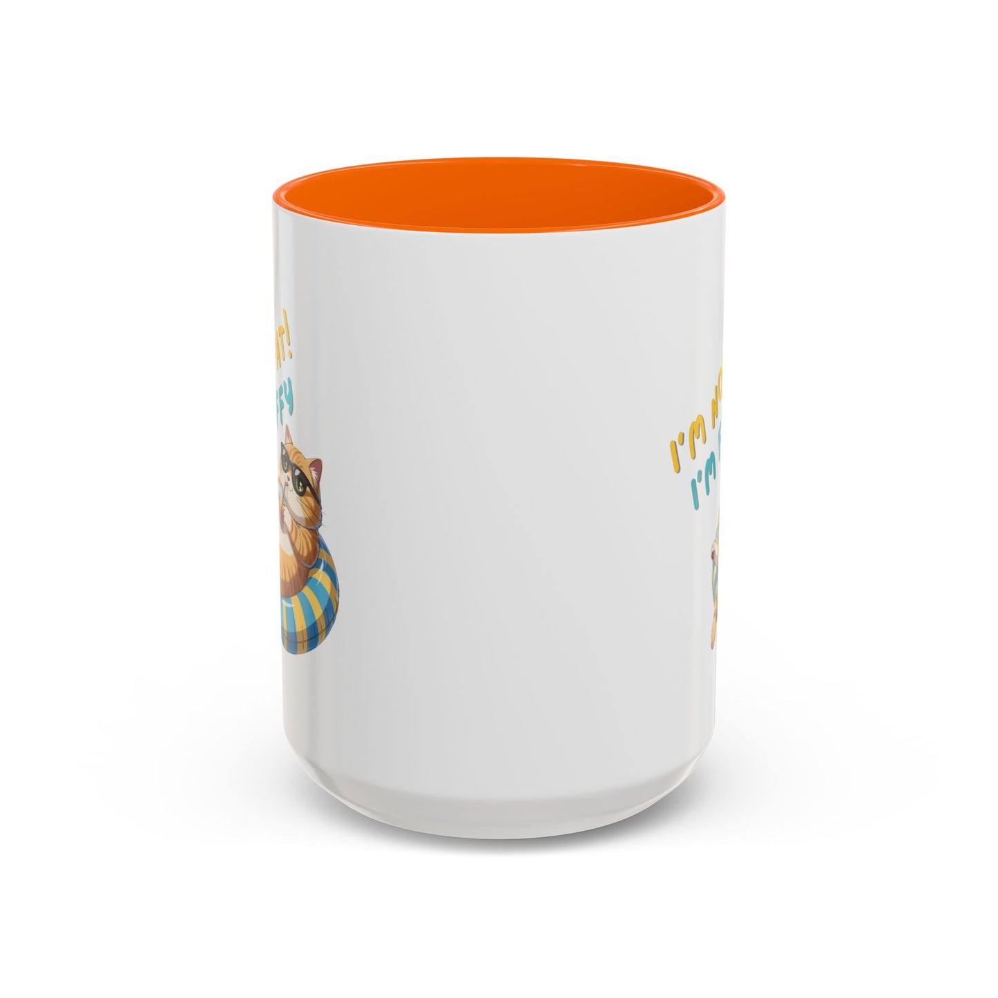 Humor Mug - I'm Not Fat I'm Just Fluffy Cat
