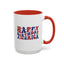 4th of July Mug - Happy Birthday America Retro