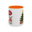 Christmas Mug - Happy Holidays Callout Santa Tree Presents Reindeer