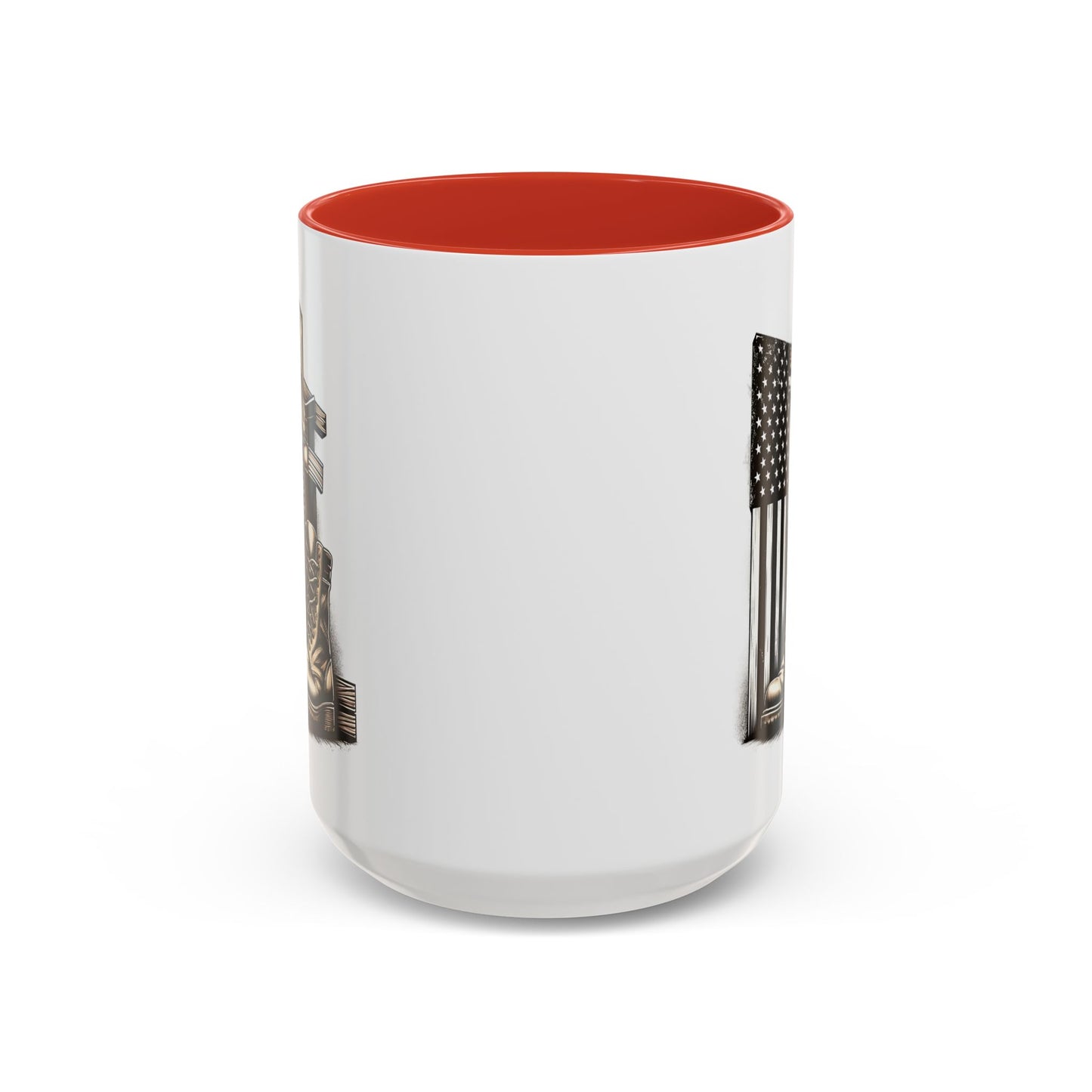 4th of July Mug - Fallen Soldier Boots Flag