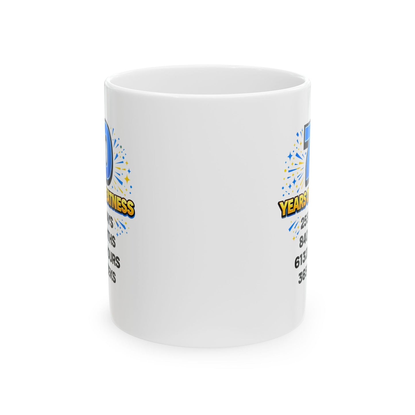 Birthday Mug - 70 Years of Greatness