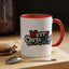 Christmas Mug - Merry Christmas White Red & Blue Text