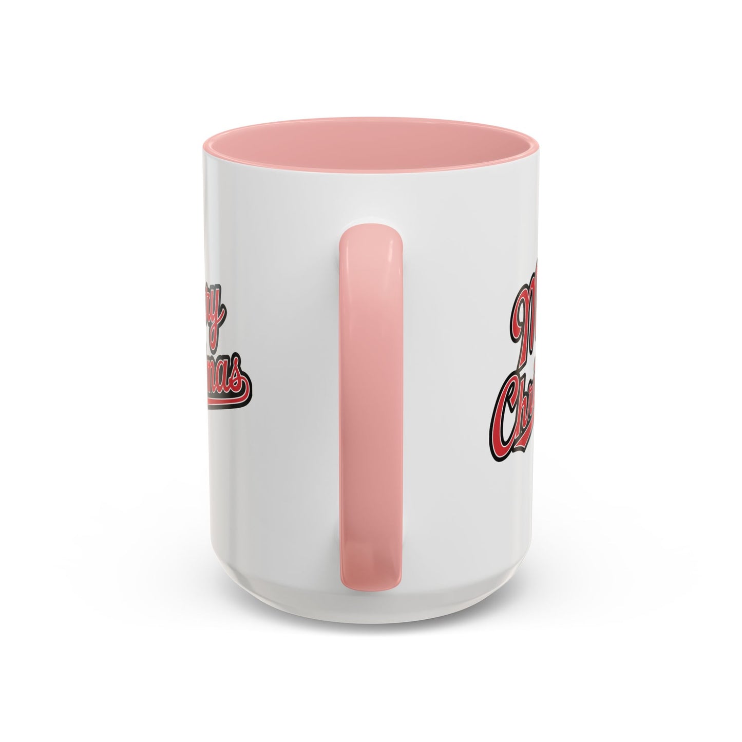 Christmas Mug - Merry Christmas Red & Black Baseball Text
