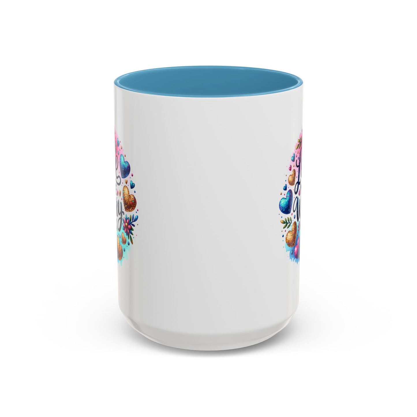 Wellness Mug - Love More Worry Less Circle