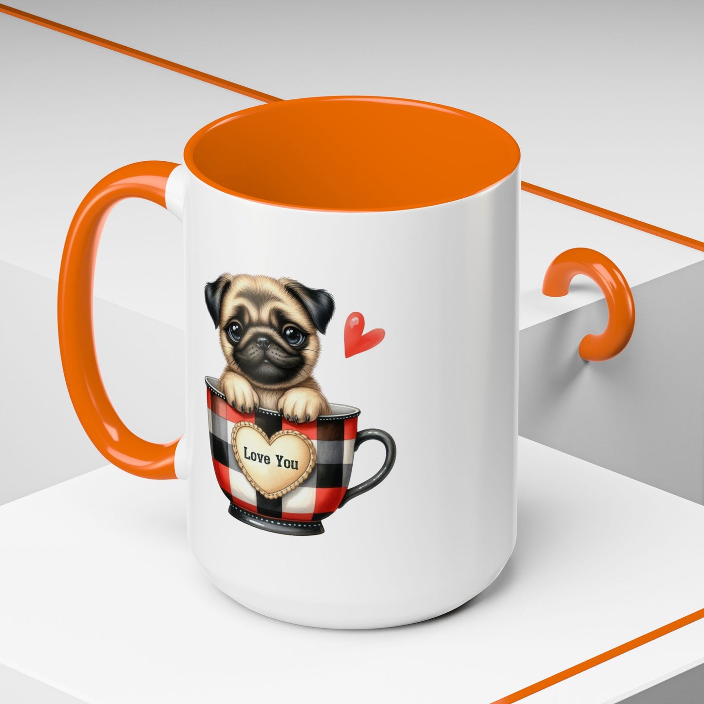 Anniversary Mug - Love You Dog Coffee Cup