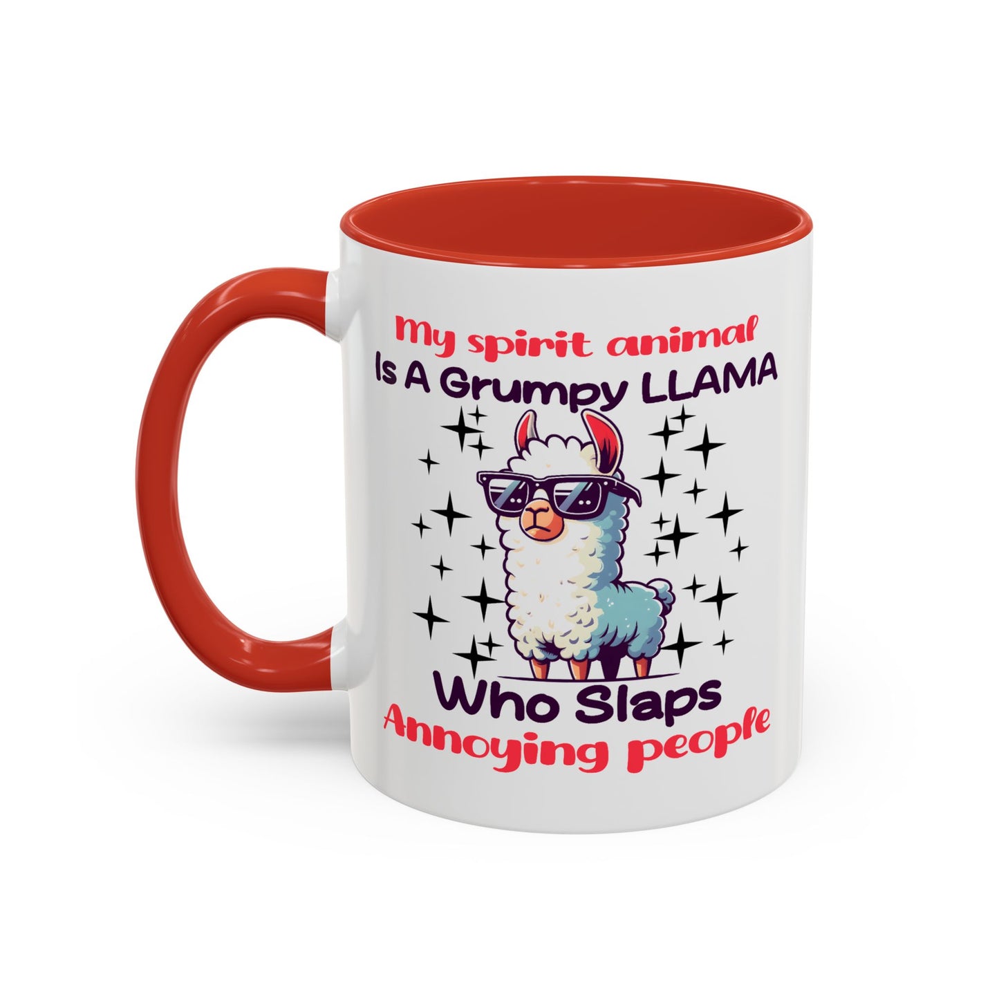 Humor Mug - My Spirit Animal is a Grumpy Llama