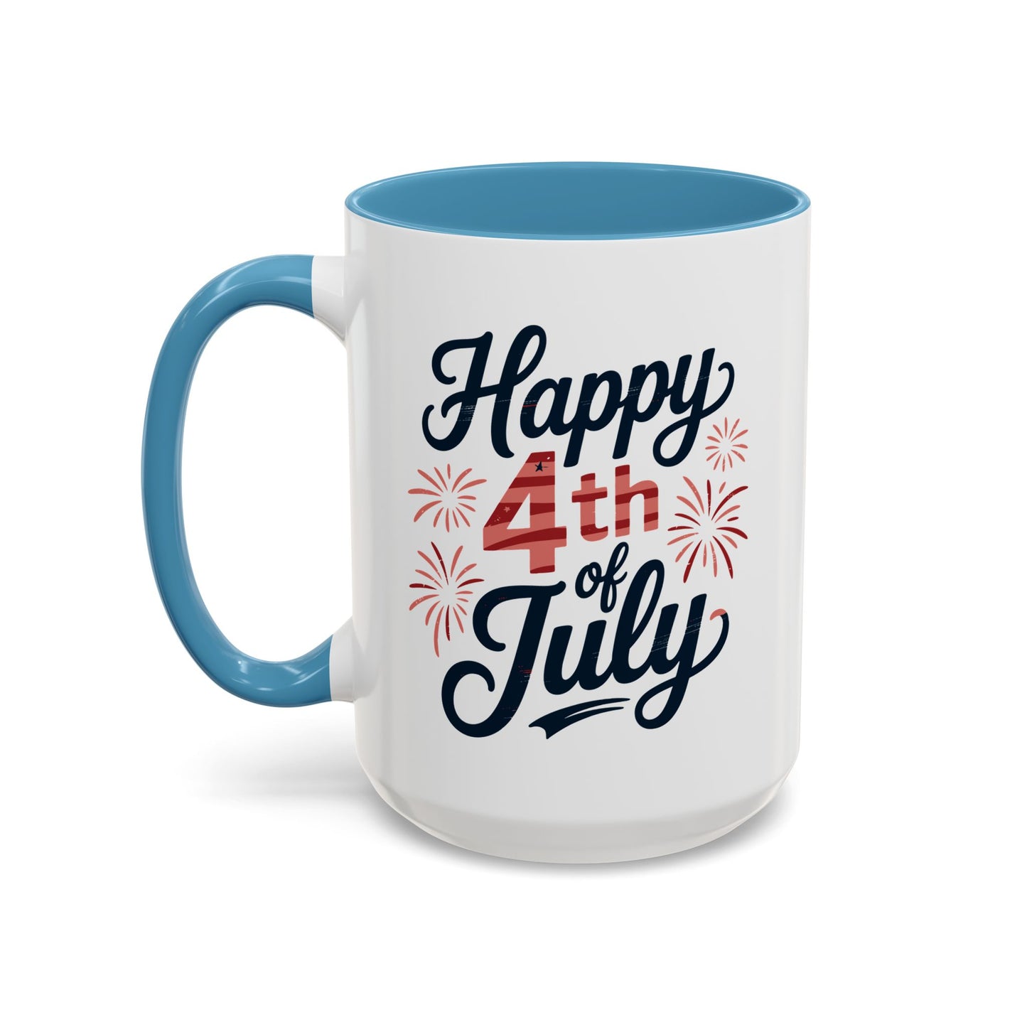 4th of July Mug - Happy 4th of July Fireworks
